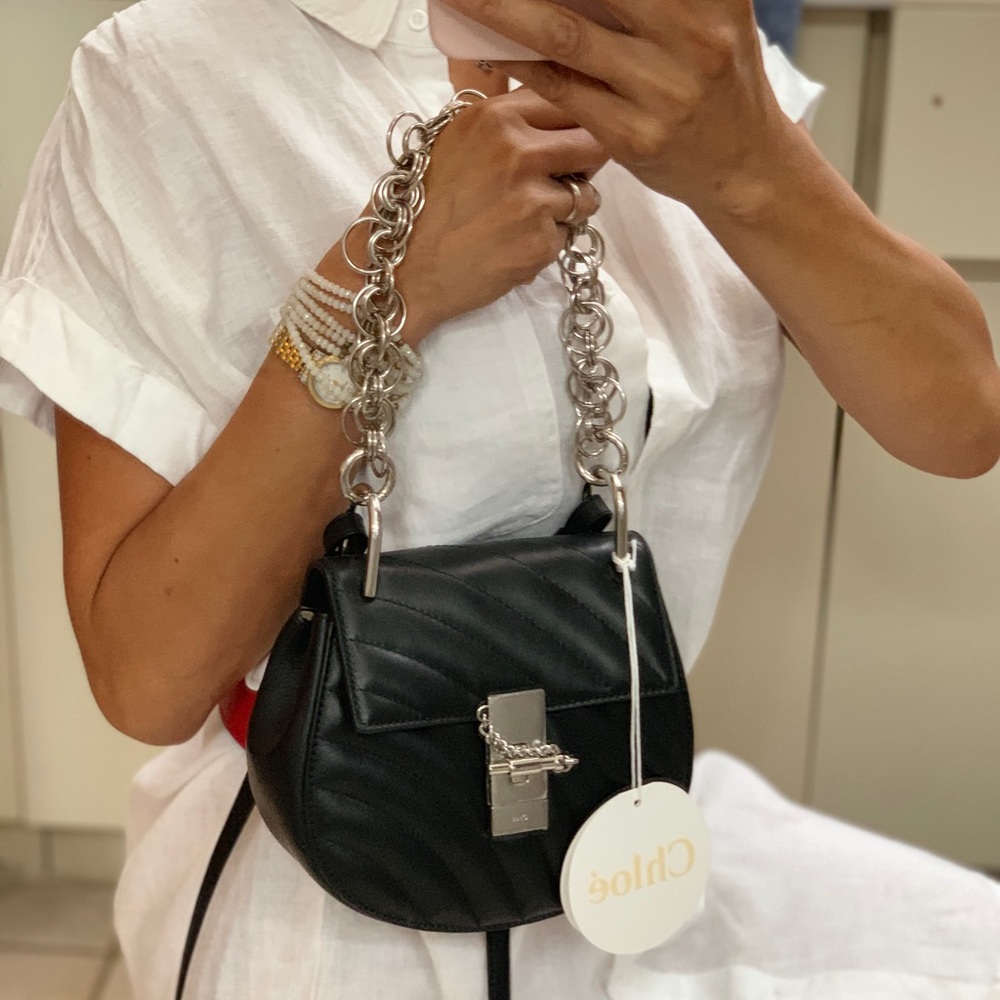 Chloé Drew Bijue! ( black Quilted) - Picture 3 of 8